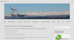 Desktop Screenshot of mooirivertourism.co.za